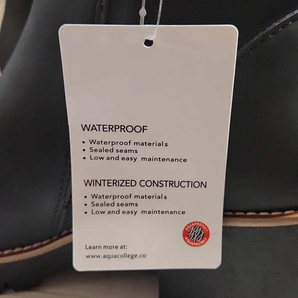 Aqua Collage Desiree Lug Waterproof Boots - Picture 5 of 6